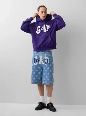 GAP × Awake Ny Schwerer Oversize-Hoodie mit Logo