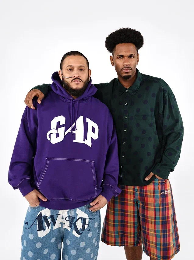 GAP × Awake Ny Schwerer Oversize-Hoodie mit Logo