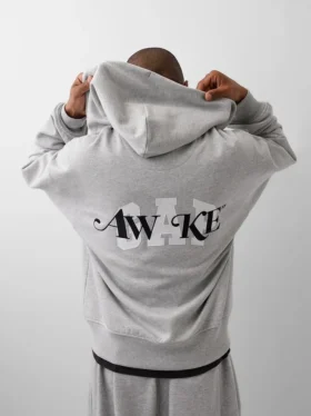 Gap × Awake NY Schwerer Oversize-Hoodie mit Reißverschluss und Logo