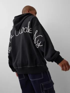 Gap × Awake NY Schwerer Oversize-Hoodie mit Reißverschluss und Logo