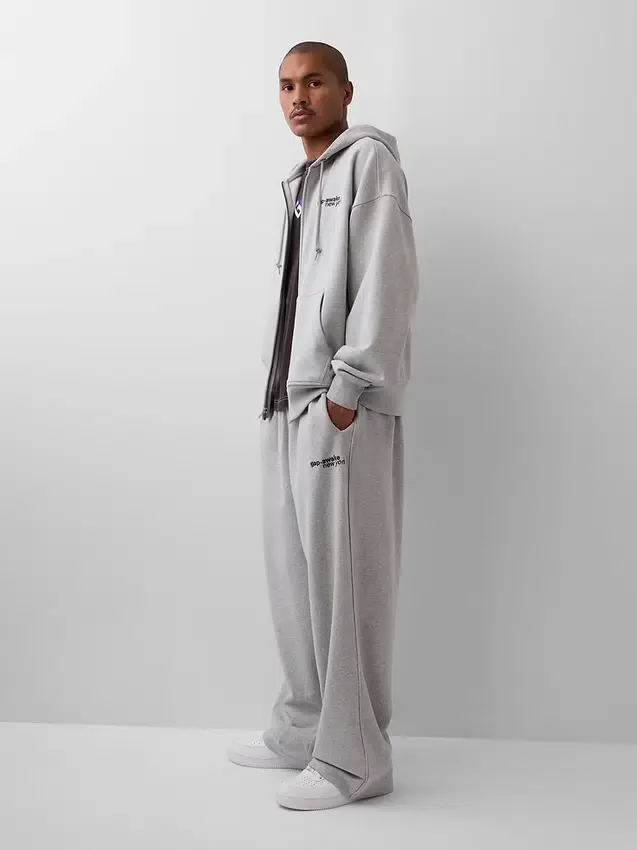 Gap × Awake NY Schwerer Oversize-Hoodie mit Reißverschluss und Logo