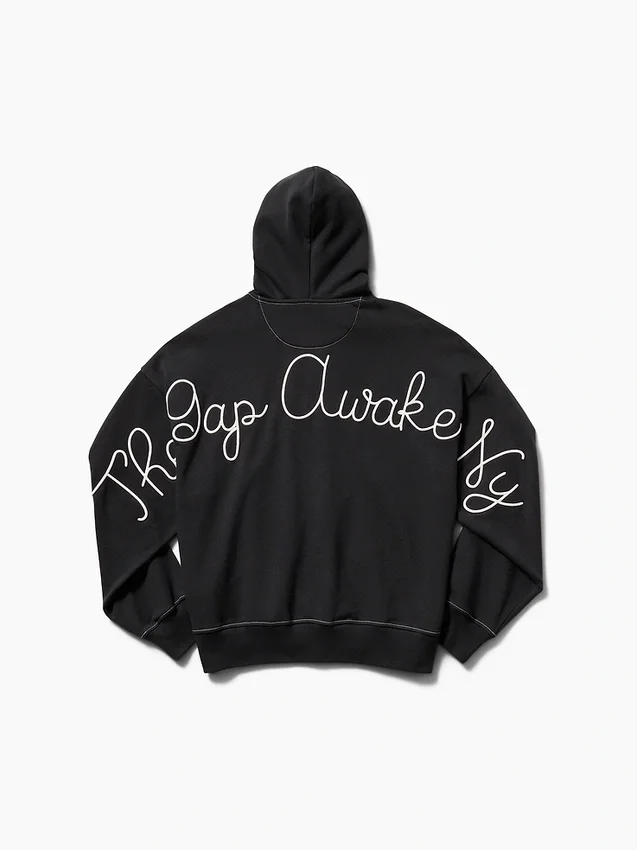 Gap × Awake NY Schwerer Oversize-Hoodie mit Reißverschluss und Logo