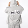 Gap × Awake NY Schwerer Oversize-Hoodie mit Reißverschluss und Logo