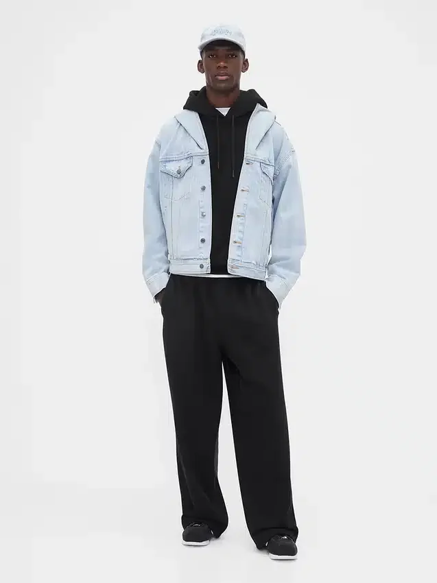 GAP × Béis Reisepullover mit Kapuze für Erwachsene, schweres Gewebe