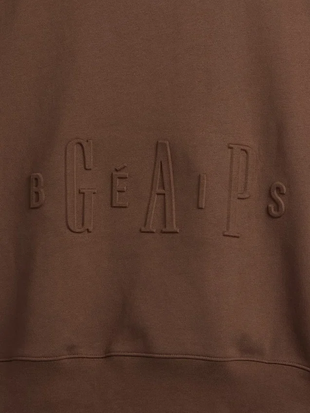 GAP × Béis Reisepullover mit Kapuze für Erwachsene, schweres Gewebe