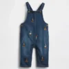 GAP × Disney Baby Jeans-Latzhose