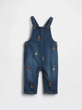 GAP × Disney Baby Jeans-Latzhose