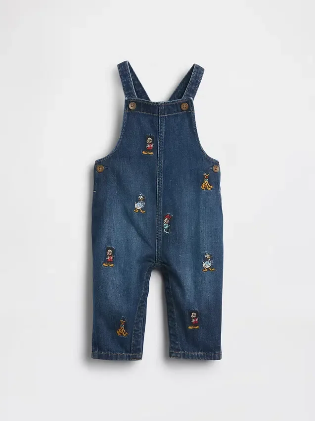 GAP × Disney Baby Jeans-Latzhose