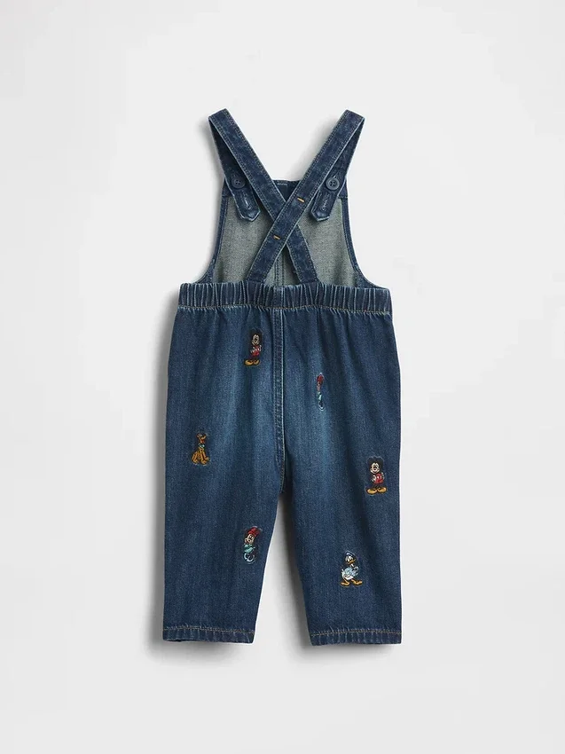 GAP × Disney Baby Jeans-Latzhose