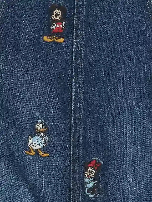GAP × Disney Baby Jeans-Latzhose