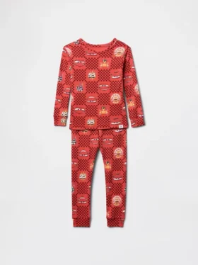 GAP × Disney Baby & Kleinkind „Cars“ Pyjama-Set aus gebürsteter Bio-Baumwolle