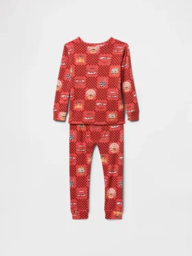 GAP × Disney Baby & Kleinkind „Cars“ Pyjama-Set aus gebürsteter Bio-Baumwolle