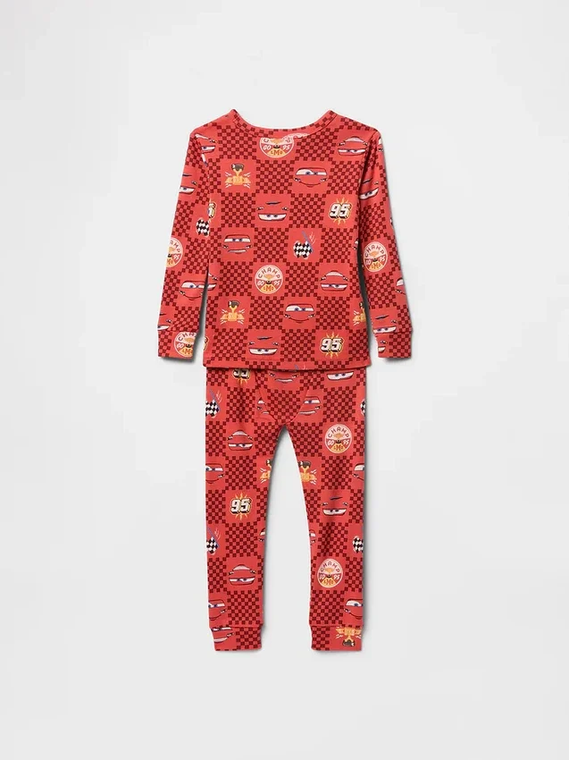 GAP × Disney Baby & Kleinkind „Cars“ Pyjama-Set aus gebürsteter Bio-Baumwolle