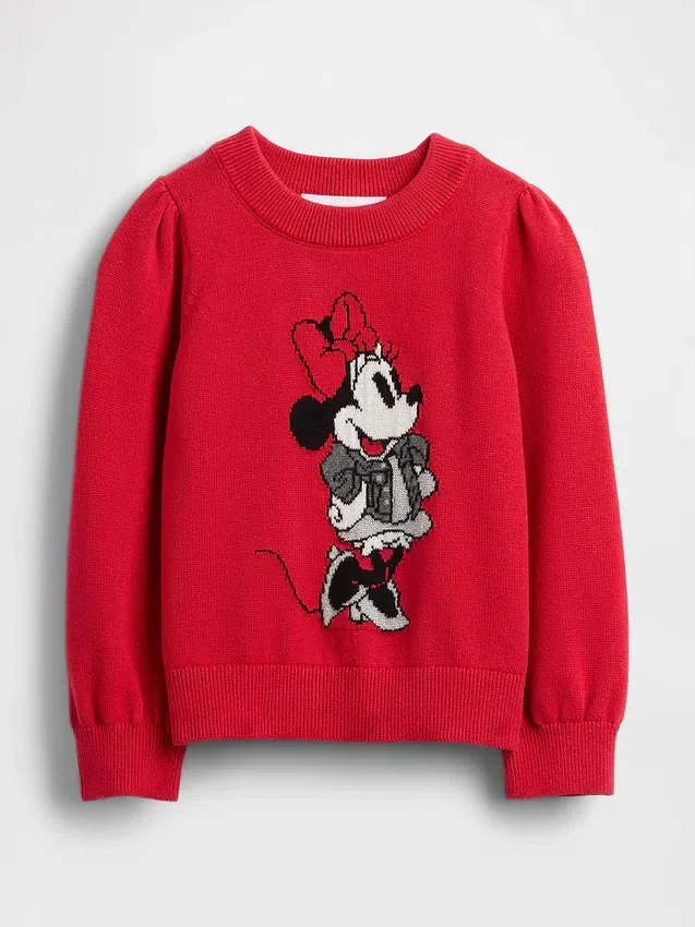 Gap × Disney Baby & Kleinkind Minnie-Maus-Pullover