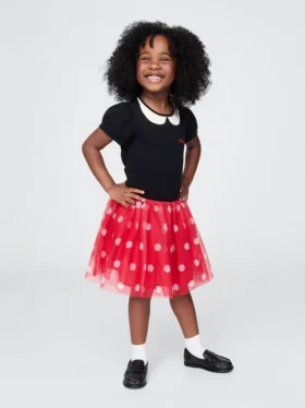 Gap × Disney Baby & Kleinkind Minnie-Maus-Tüllkleid