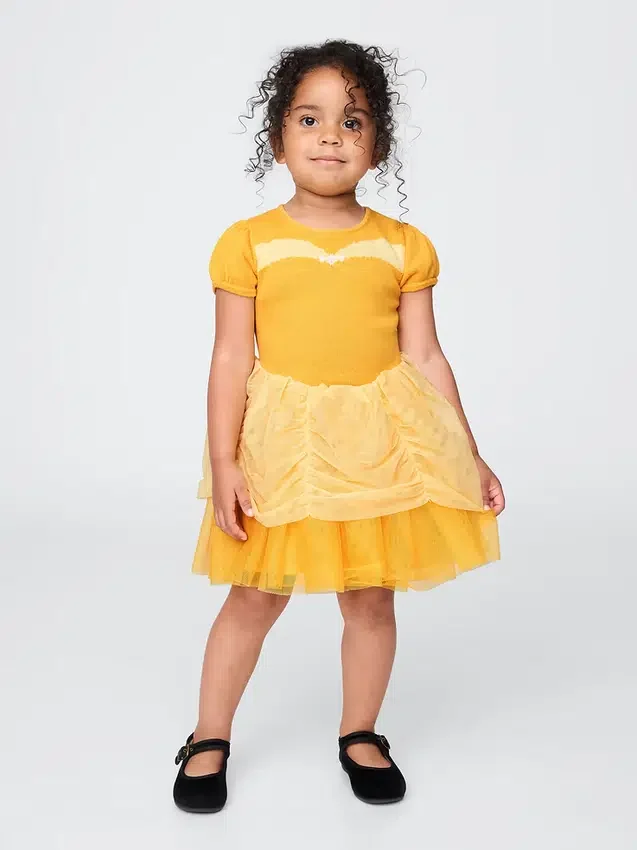 GAP × Disney Baby & Kleinkind Prinzessin Belle Tüllkleid