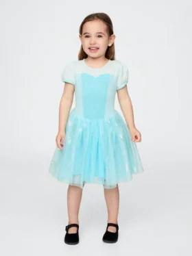 Gap × Disney Baby & Kleinkind Prinzessin Elsa Tüllkleid