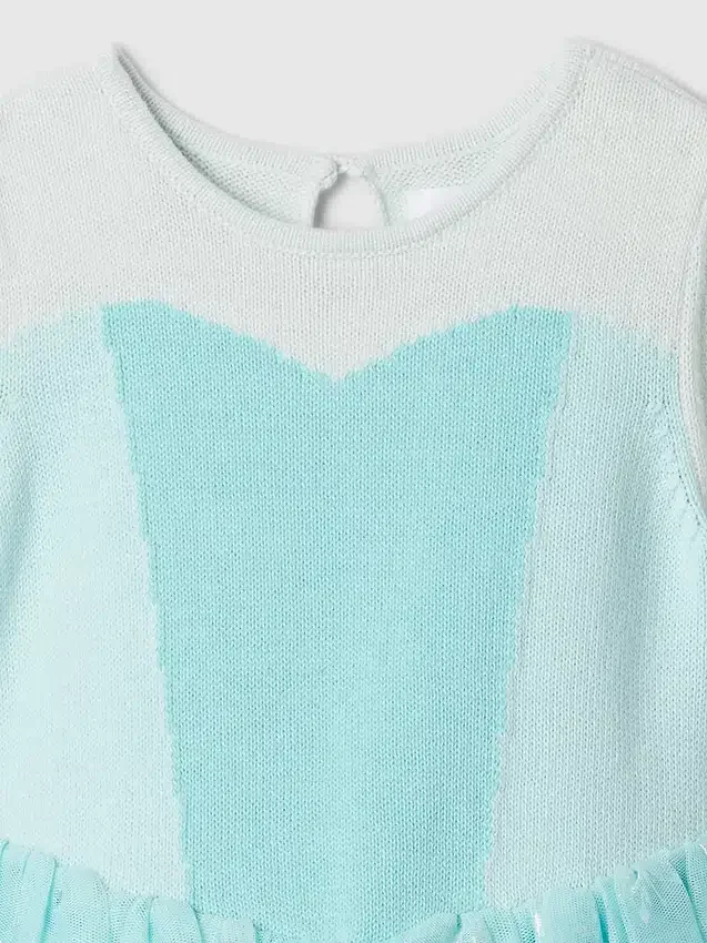 Gap × Disney Baby & Kleinkind Prinzessin Elsa Tüllkleid