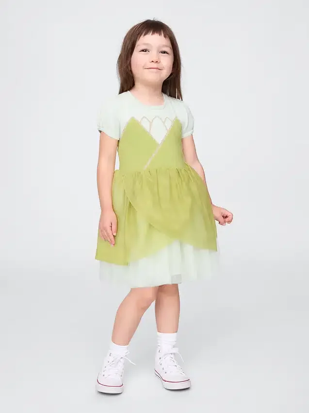 Gap × Disney Baby & Kleinkind – Prinzessin-Tiana-Tüllkleid