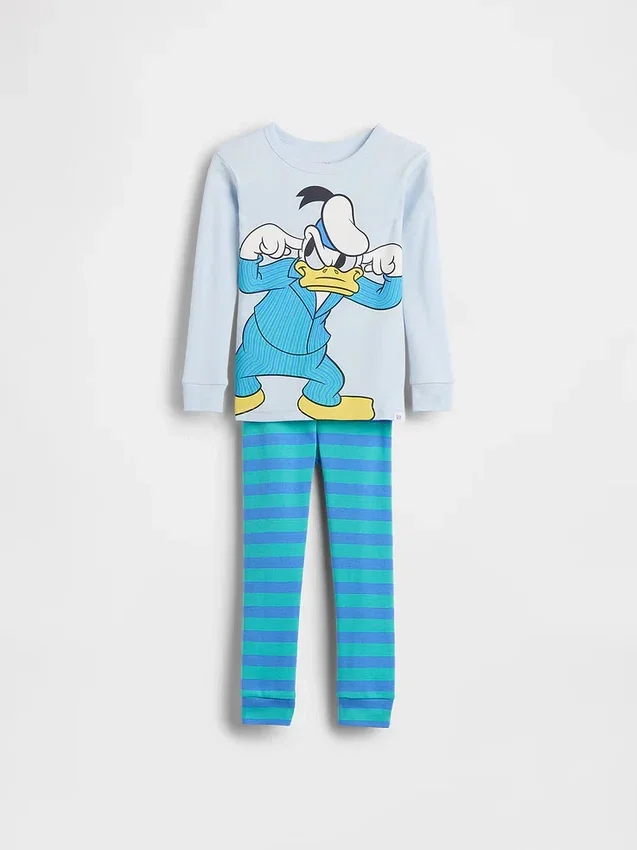 GAP × Disney Baby & Kleinkind – Pyjama-Set aus gebürsteter Bio-Baumwolle