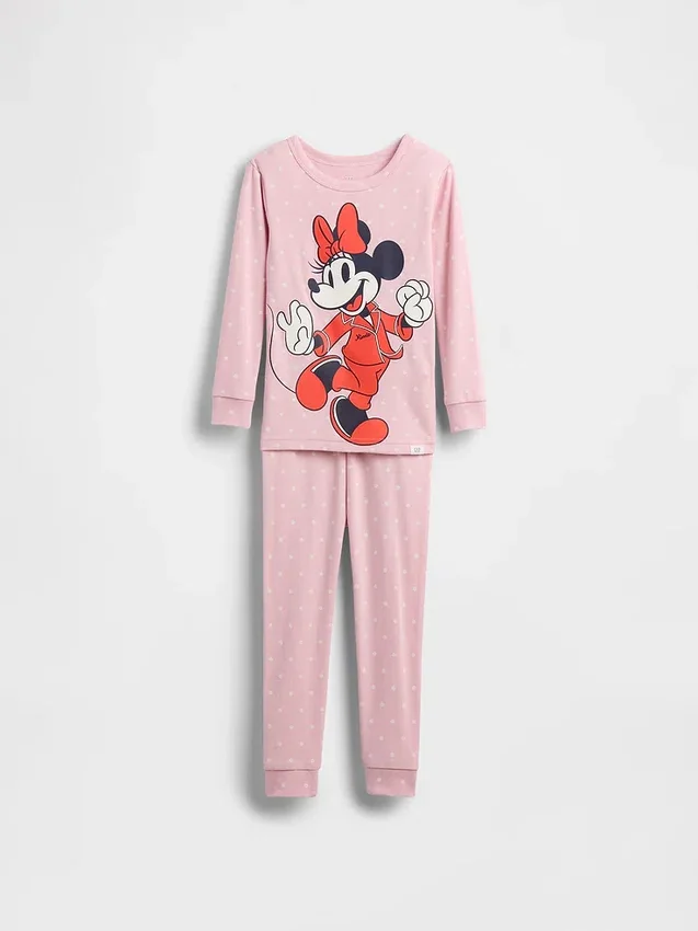 GAP × Disney Baby & Kleinkind – Pyjama-Set aus gebürsteter Bio-Baumwolle