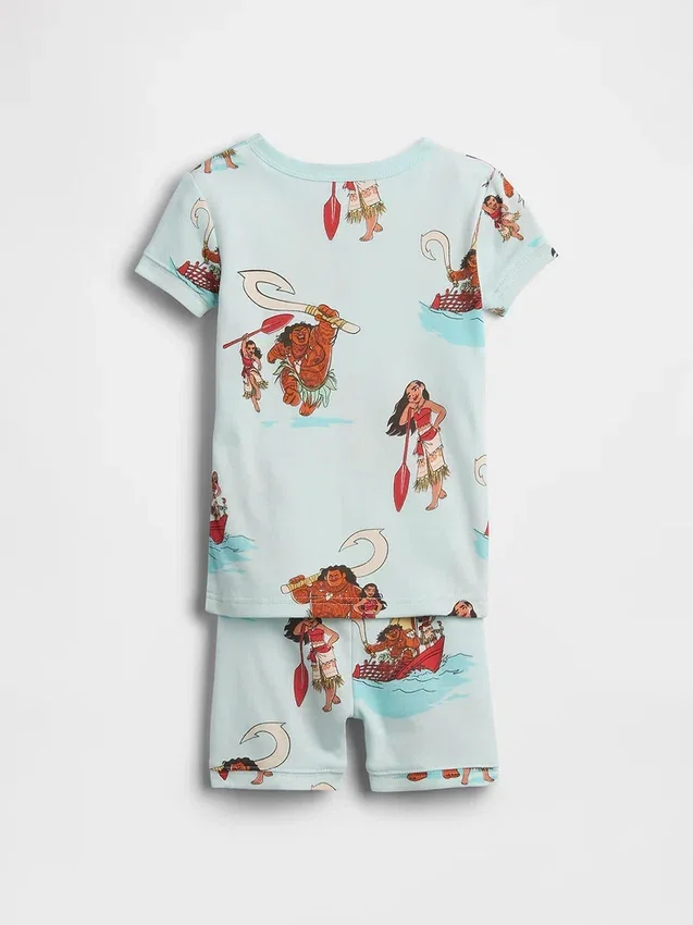 Gap × Disney Baby & Kleinkind Pyjama-Set aus gebürsteter Bio-Baumwolle (Shorts)