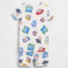Gap × Disney Baby & Kleinkind Pyjama-Set aus gebürsteter Bio-Baumwolle (Shorts)