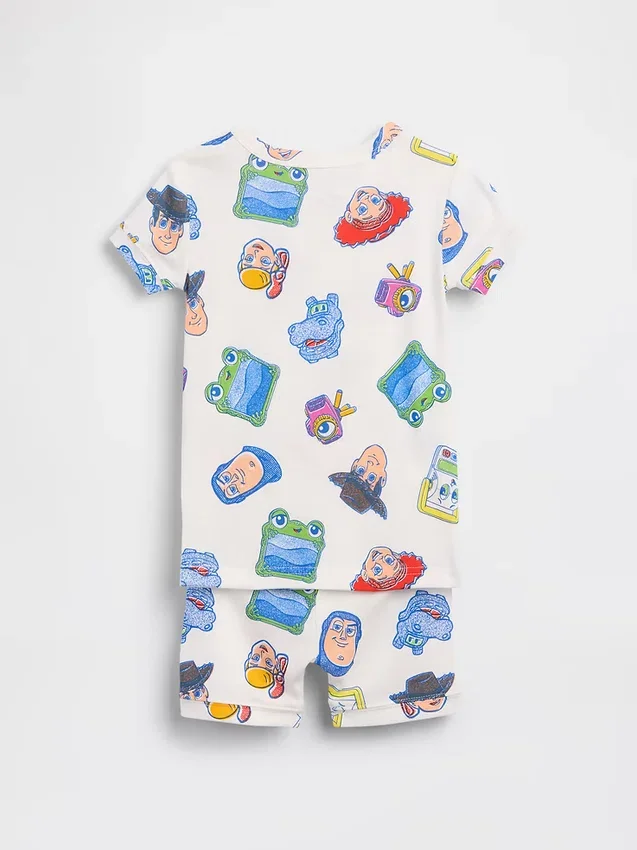 Gap × Disney Baby & Kleinkind Pyjama-Set aus gebürsteter Bio-Baumwolle (Shorts)