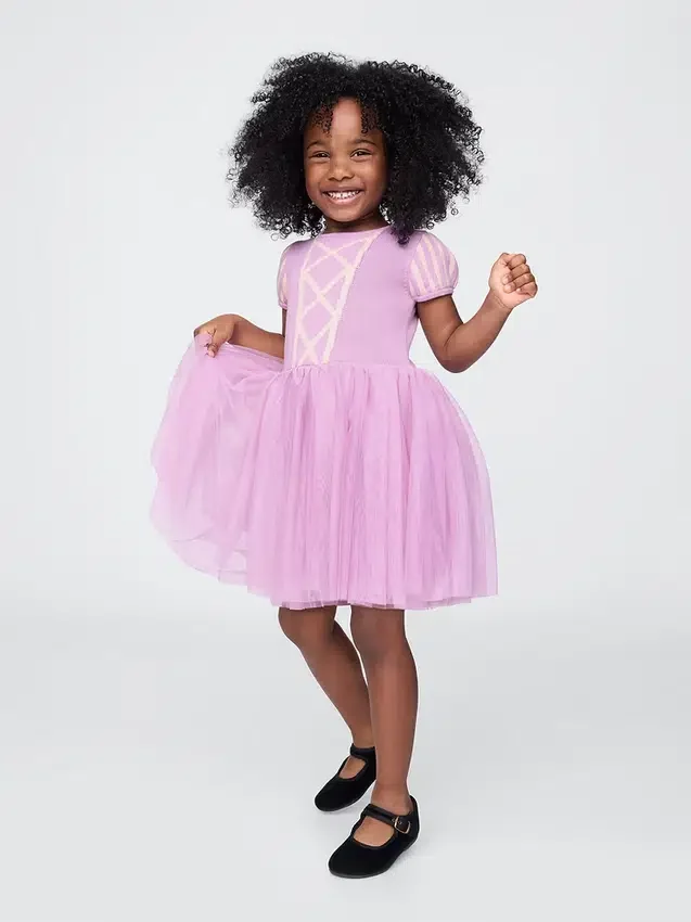 GAP × Disney Baby & Kleinkind Rapunzel-Tüllkleid