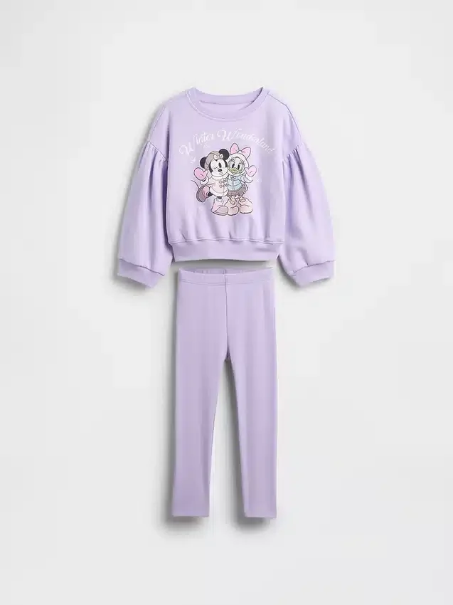 GAP × Disney Baby & Kleinkind-Set mit Sweatshirt im Bubble-Schnitt