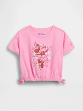 Gap × Disney Baby & Kleinkind T-Shirt aus Bio-Baumwolle mit Schleifen-Motiv