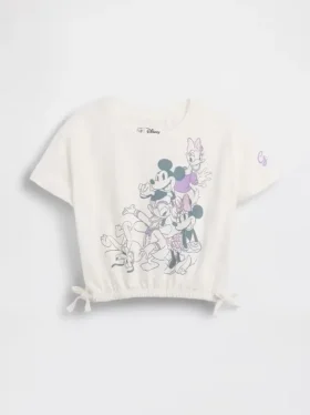 Gap × Disney Baby & Kleinkind T-Shirt aus Bio-Baumwolle mit Schleifen-Motiv