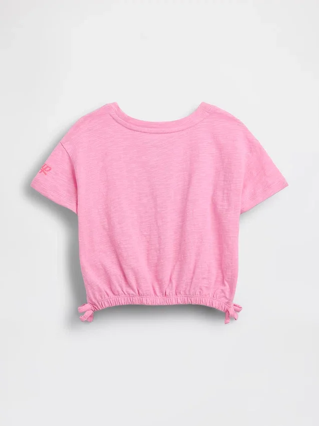 Gap × Disney Baby & Kleinkind T-Shirt aus Bio-Baumwolle mit Schleifen-Motiv