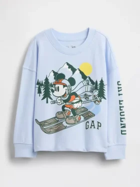 Gap × Disney Baby & Kleinkind-T-Shirt mit Aufdruck