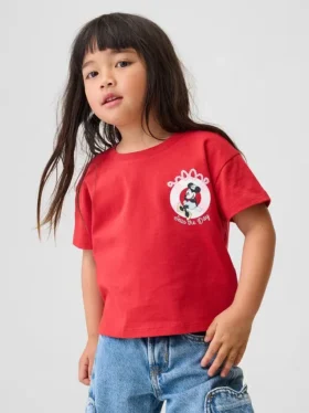 Gap × Disney Baby & Kleinkind-T-Shirt mit Aufdruck