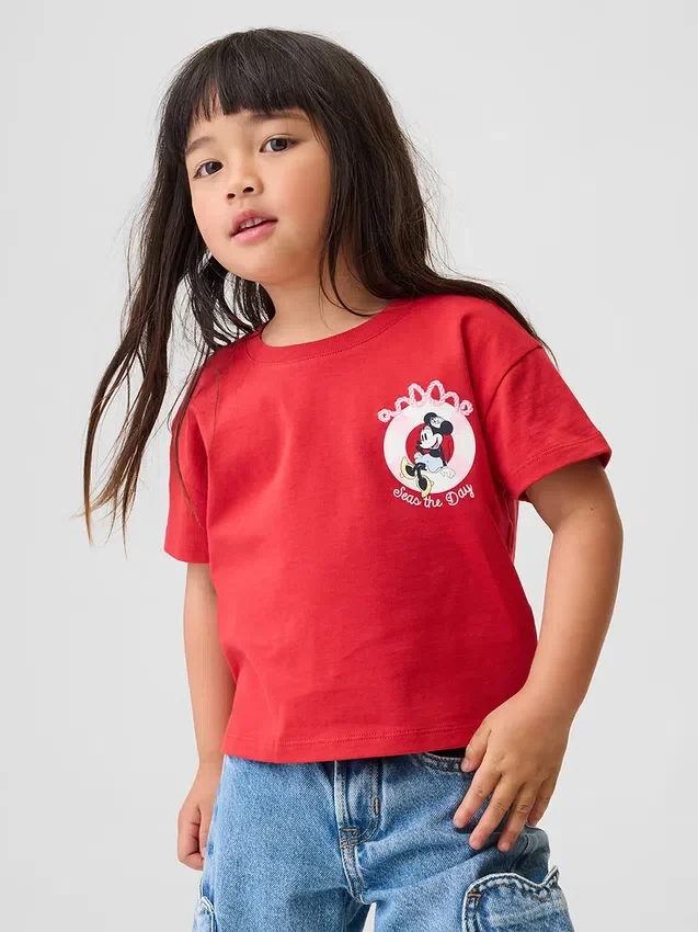 Gap × Disney Baby & Kleinkind-T-Shirt mit Aufdruck