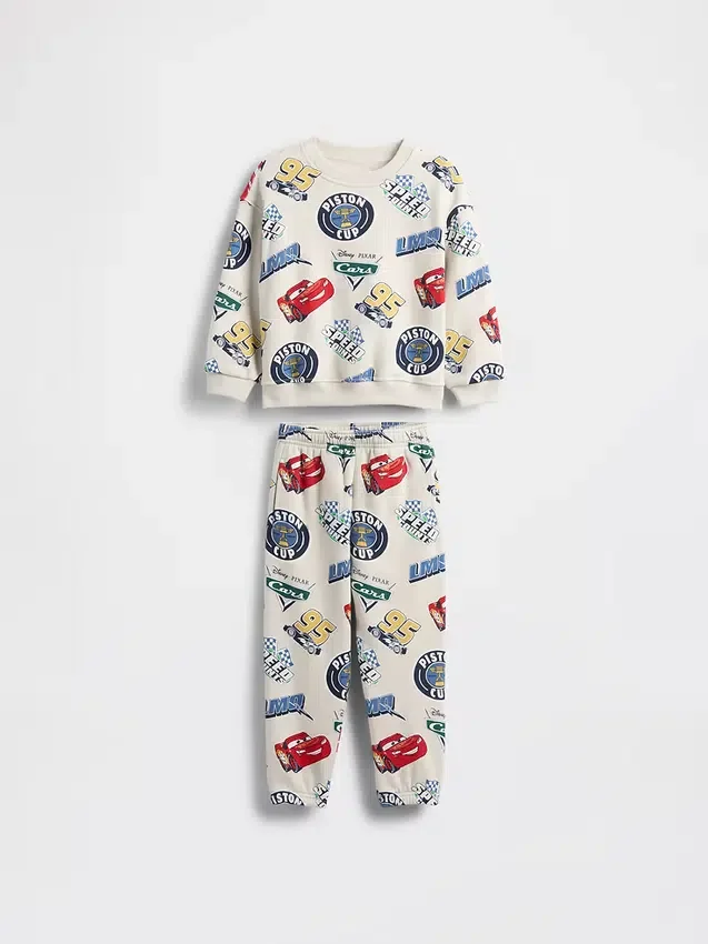 GAP × Disney Baby & Kleinkind Vintagesoft Cars Sweatshirt-Set