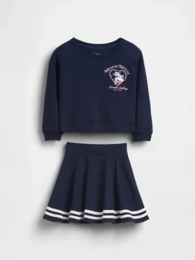 Gap × Disney Baby & Kleinkind Vintagesoft-Frottee-Skort-Set