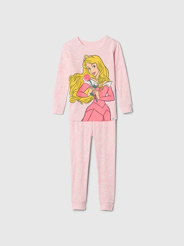 GAP × Disney Baby Pyjama-Set „Princess“ aus gebürsteter Bio-Baumwolle