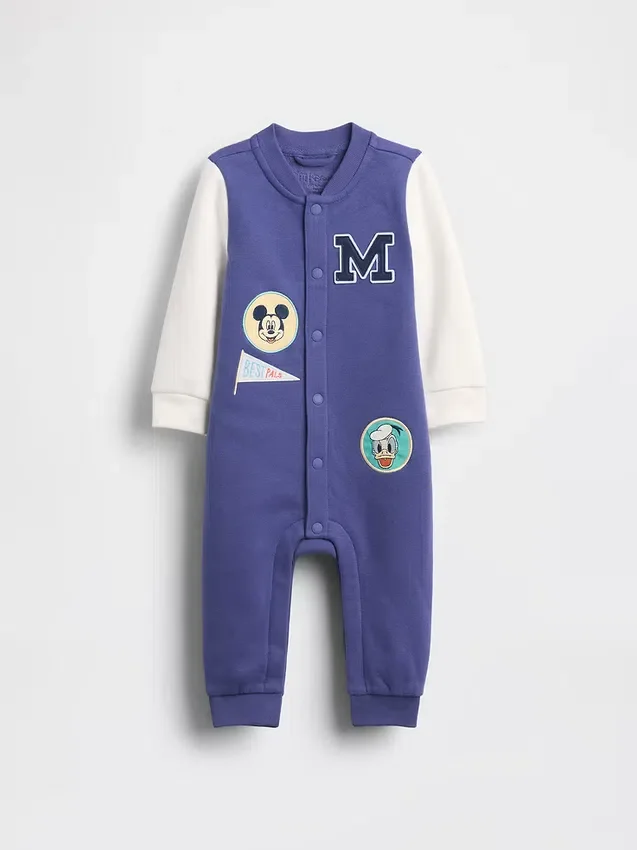 GAP × Disney Baby Vintagesoft Varsity-Einteiler