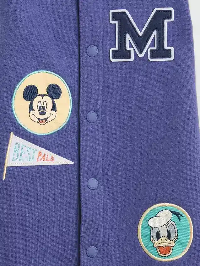 GAP × Disney Baby Vintagesoft Varsity-Einteiler