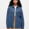 Gap × Disney Denim-Westernhemd