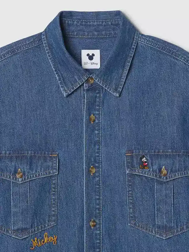 Gap × Disney Denim-Westernhemd