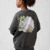 GAP × Disney Kinder-Sweatshirt „Vintagesoft“ in Oversize-Passform