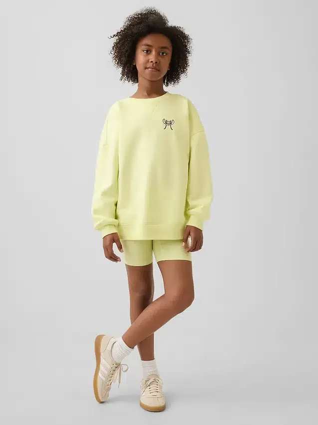 GAP × Disney Kinder-Sweatshirt „Vintagesoft“ in Oversize-Passform
