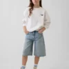 GAP × Disney Kinder-Sweatshirt „Vintagesoft“ in Oversize-Passform