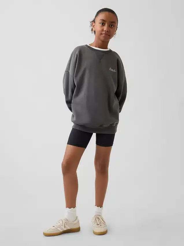 GAP × Disney Kinder-Sweatshirt „Vintagesoft“ in Oversize-Passform