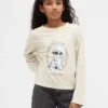 Gap × Disney Kinder-T-Shirt mit Grafikprint in Oversize-Passform