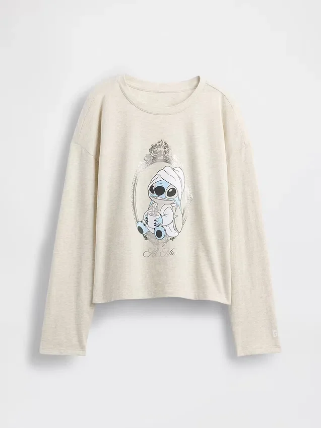 Gap × Disney Kinder-T-Shirt mit Grafikprint in Oversize-Passform