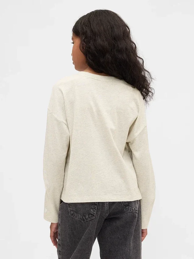 Gap × Disney Kinder-T-Shirt mit Grafikprint in Oversize-Passform